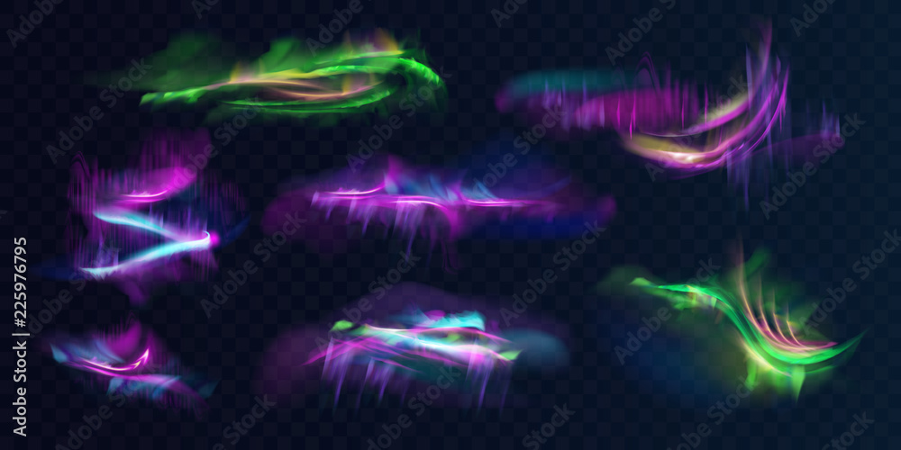 Free Vectors  Aurora Aura Steam shimmering steam color