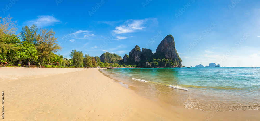 Naklejka premium Railay Beach, Krabi, Thailand
