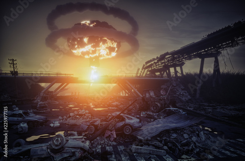 Foto nuclear war disaster