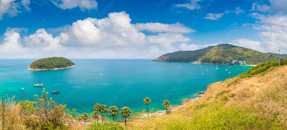 Naklejka premium Panoramic view of Phuket