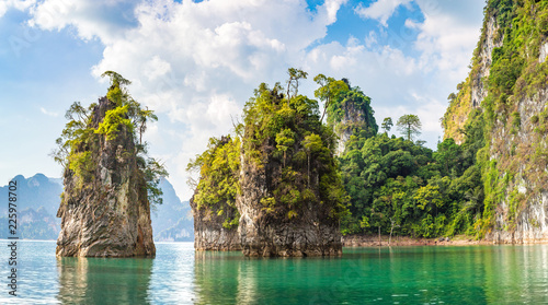 Cheow Lan lake in Thailand