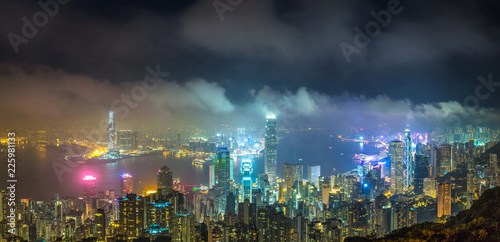 Panoramic view of Hong Kong