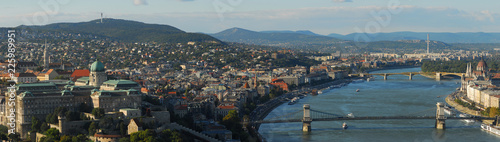 Панорама Будапешта с горы Геллерт