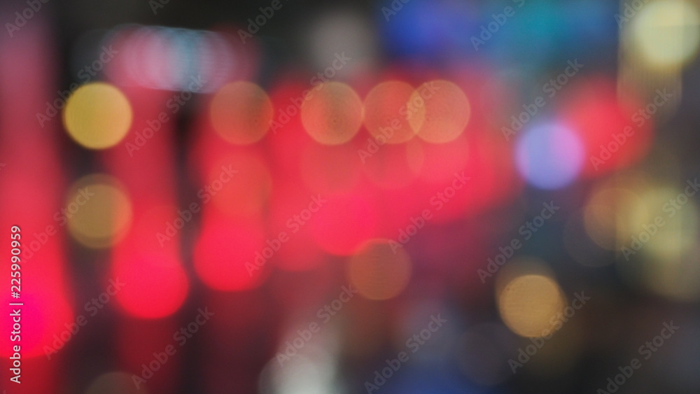 abstract Light Bokeh Background  ( Red Bokeh Background )