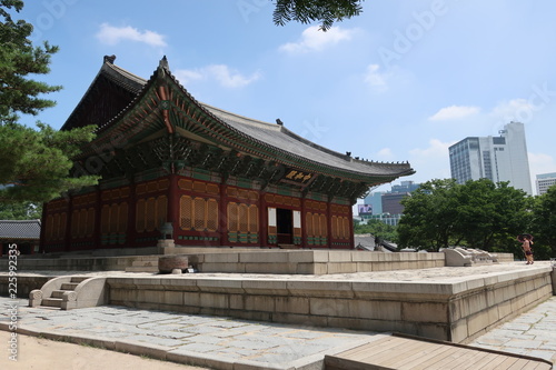 Photography Deoksugung Palace in the city of Seoul in South Korea