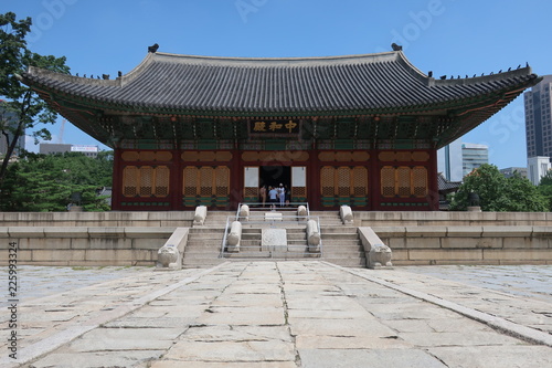 Deoksugung Palace in the city of Seoul in South Korea 