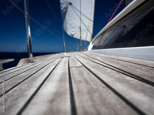 sailing on a beautiful blue day © Juan