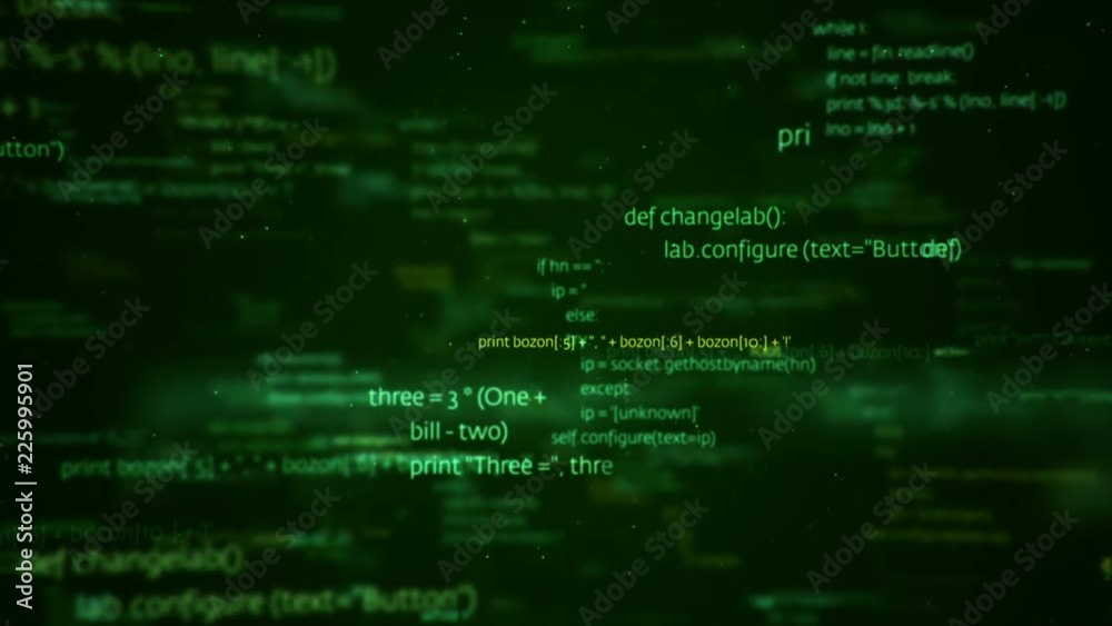 Animation of typing mathematics and physics formulas in abstract digital space. Animation of seamless loop. Animation of typing mathematics and physics formulas in abstract digital space. Animation of seamless loop.