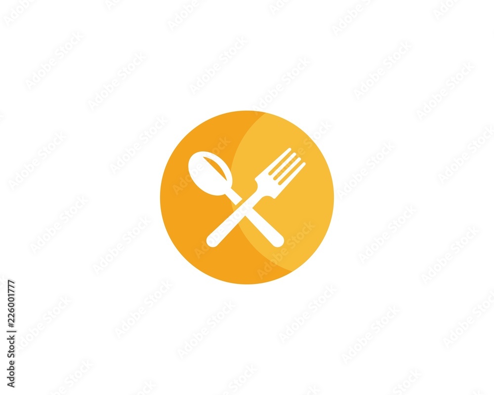 Obraz premium fork and spoon icon