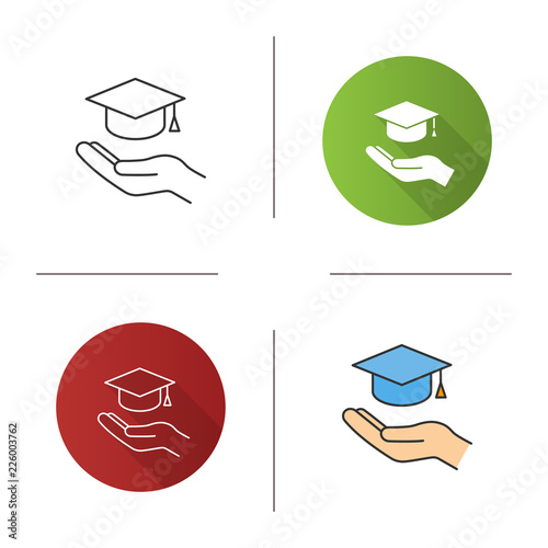 Accessible or free education icon