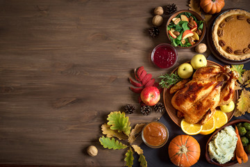 Thanksgiving dinner background