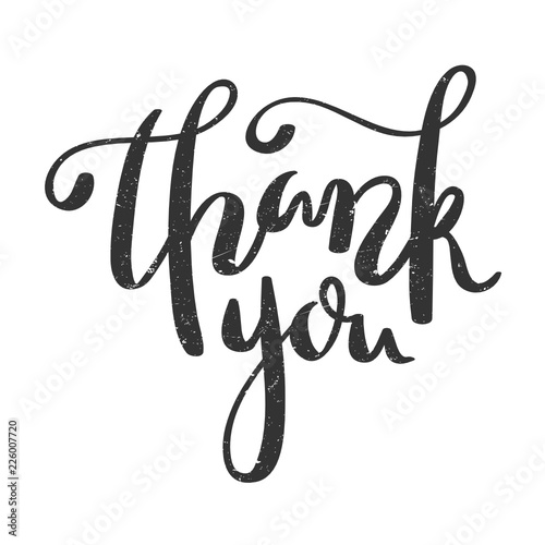 THANK YOU Hand Lettering Card