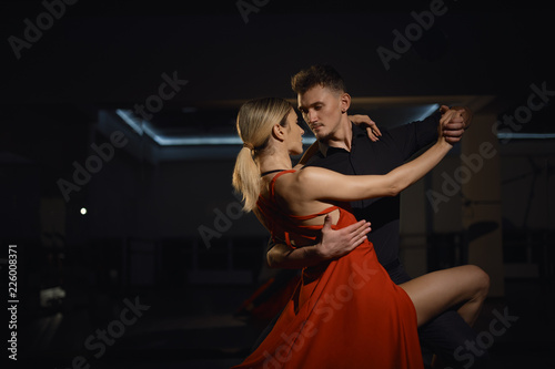 Beautiful passionate dancers dancing © arthurhidden