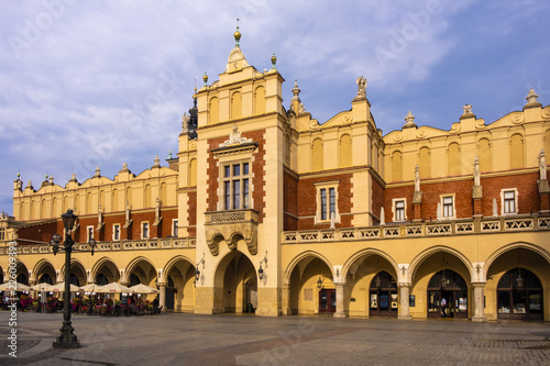 Krakow, Poland - Cracow Old Town, historic Cloth Hall at the Main Market Square