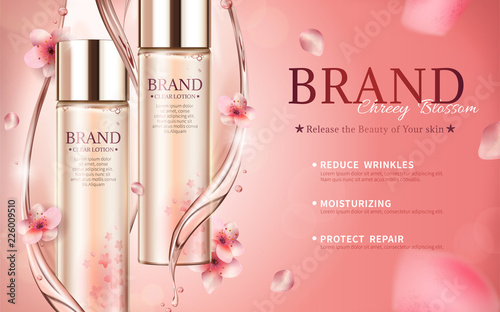 Cherry blossom product ads