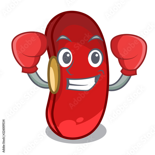 Boxing character red beans for cooking ingredients