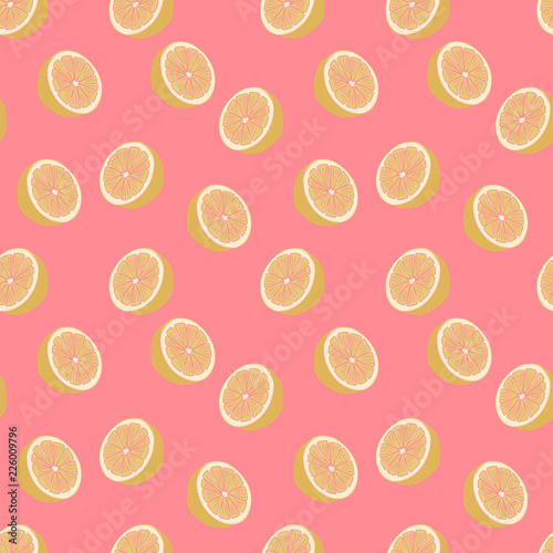 Trendy fruit pattern with c...
