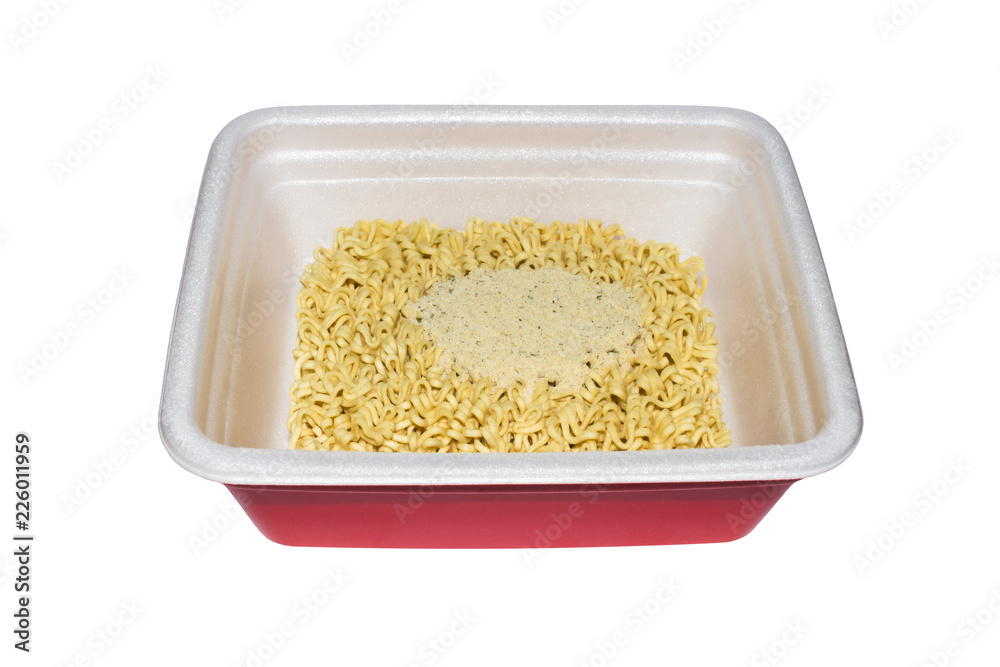 Instant noodles on white background.Instant egg noodles.Chips food pasta. Instant noodles on white background.Instant egg noodles.Chips food pasta.