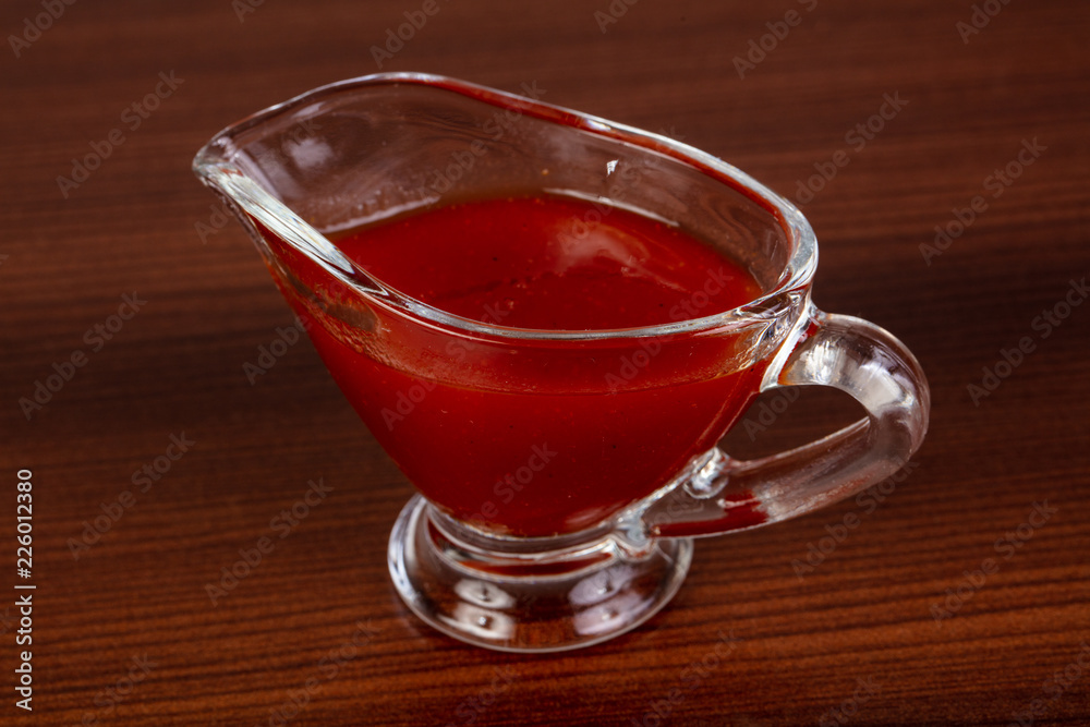 Tomato sauce in the bowl