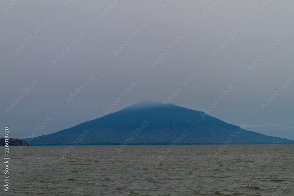 Ometepe island in Nicaragua lake. Volcano Maderas.