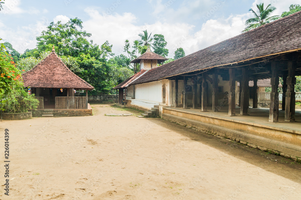 Embekka Devalaya (Embekke Devale) temple near Kandy, Sri Lanka