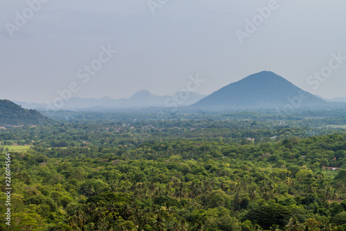 Landscape near Dambulla, Sri Lanka