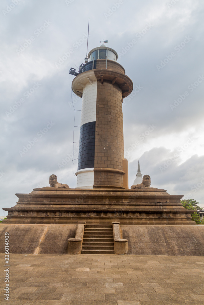 Old Galle Buck Lighthouse in Colombo, Sri Lanka Old Galle Buck Lighthouse in Colombo, Sri Lanka