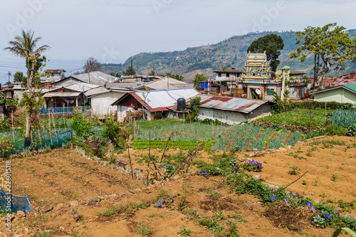 View of Dambatenne village, Sri Lanka