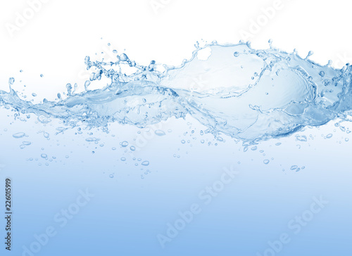 water  Water splash water splash isolated on white background blue water splash   