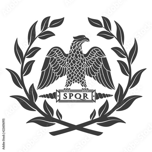 Logo of the Roman eagle.