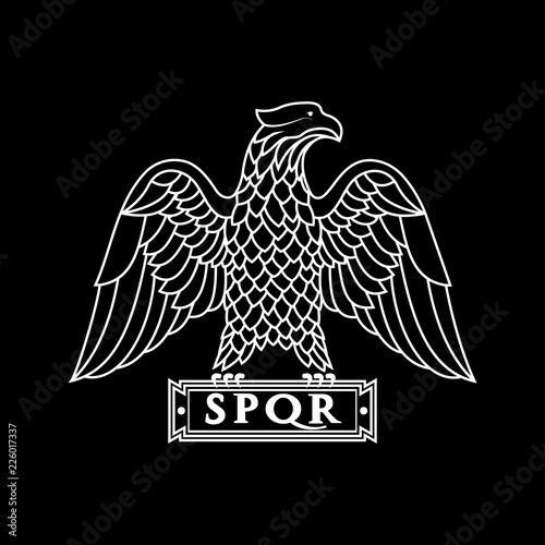 Logo of the Roman eagle.