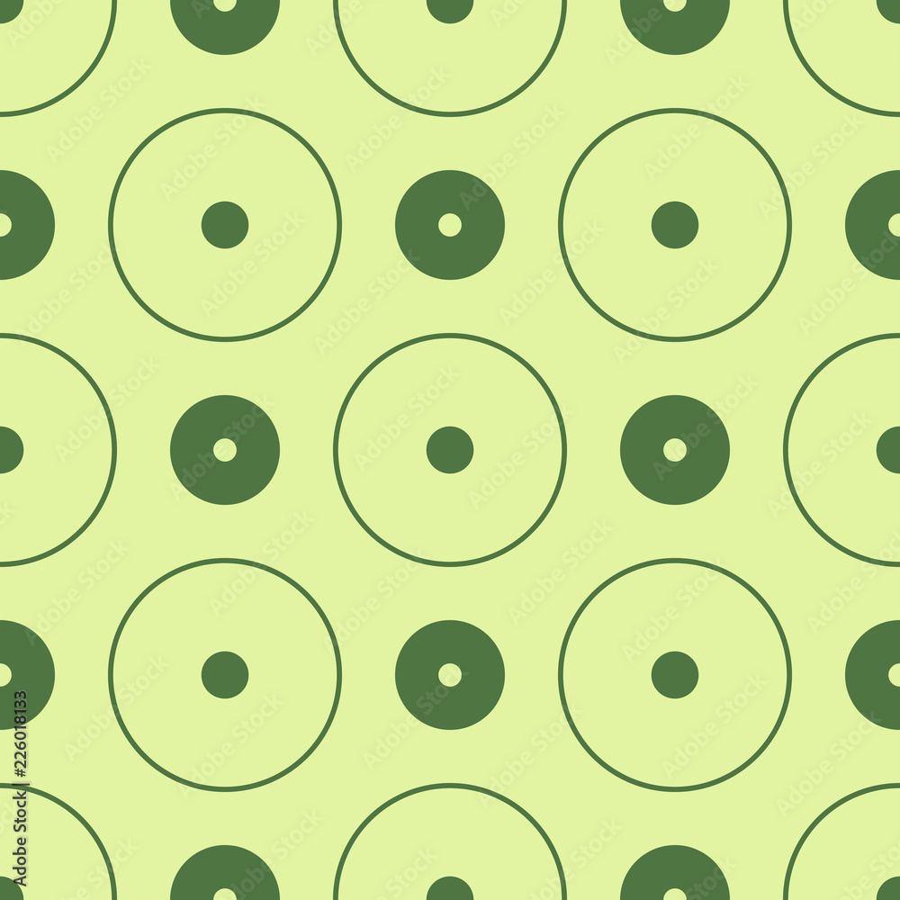 Fototapeta premium Geometric seamless pattern. Circles