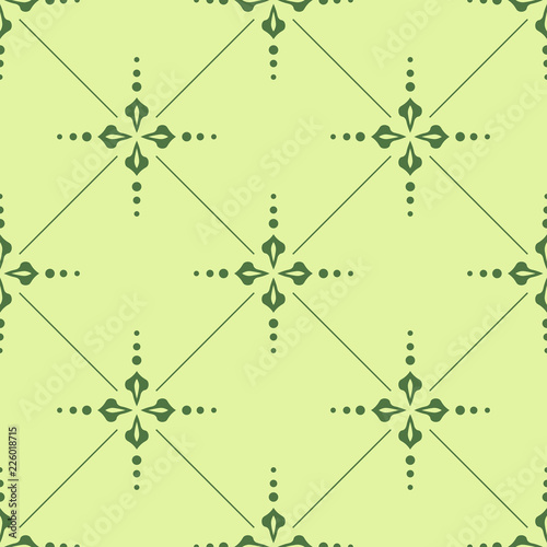 abstract floral seamless pattern with flowers, netting and leaves