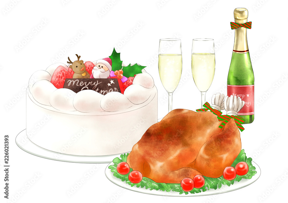クリスマスディナー Stock イラスト Adobe Stock