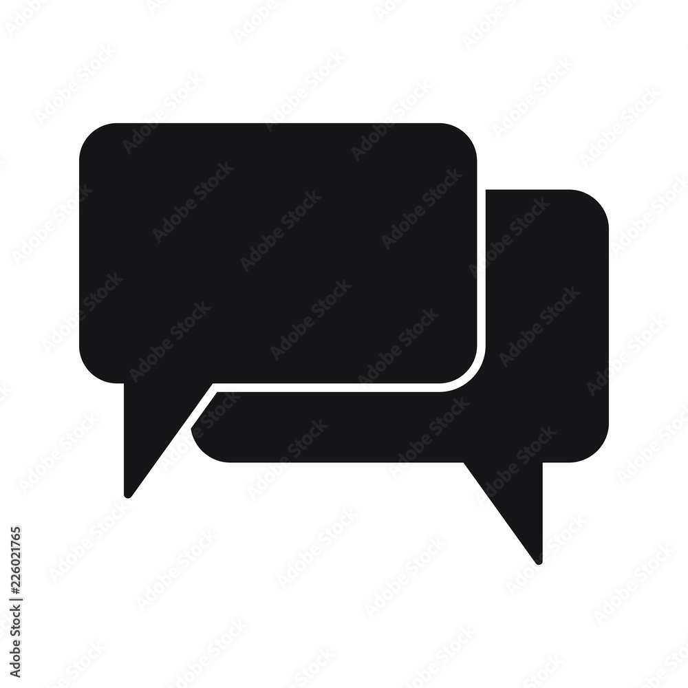 bubble message sign icon bubble message sign icon