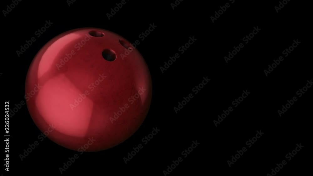 Animation of slow rotation ball for bowling game. View of close-up with realistic texture and light. Animation of seamless loop. Animation of slow rotation ball for bowling game. View of close-up with realistic texture and light. Animation of seamless loop.