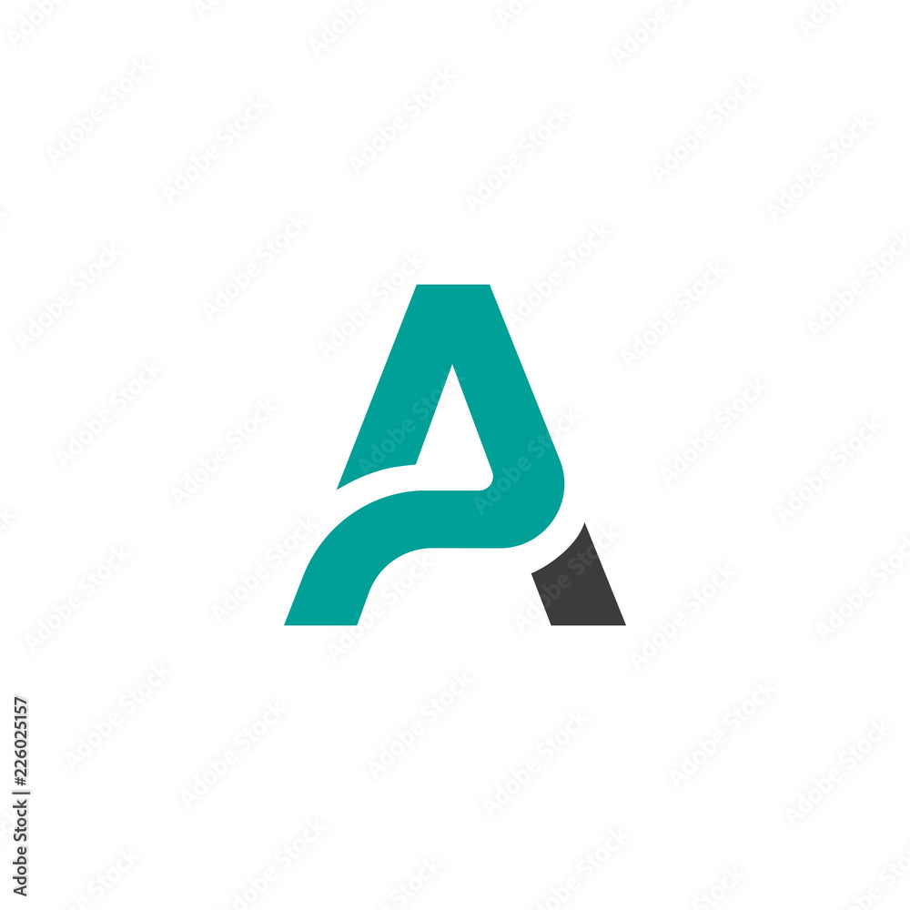 Foto Creative letter a logo design vector template