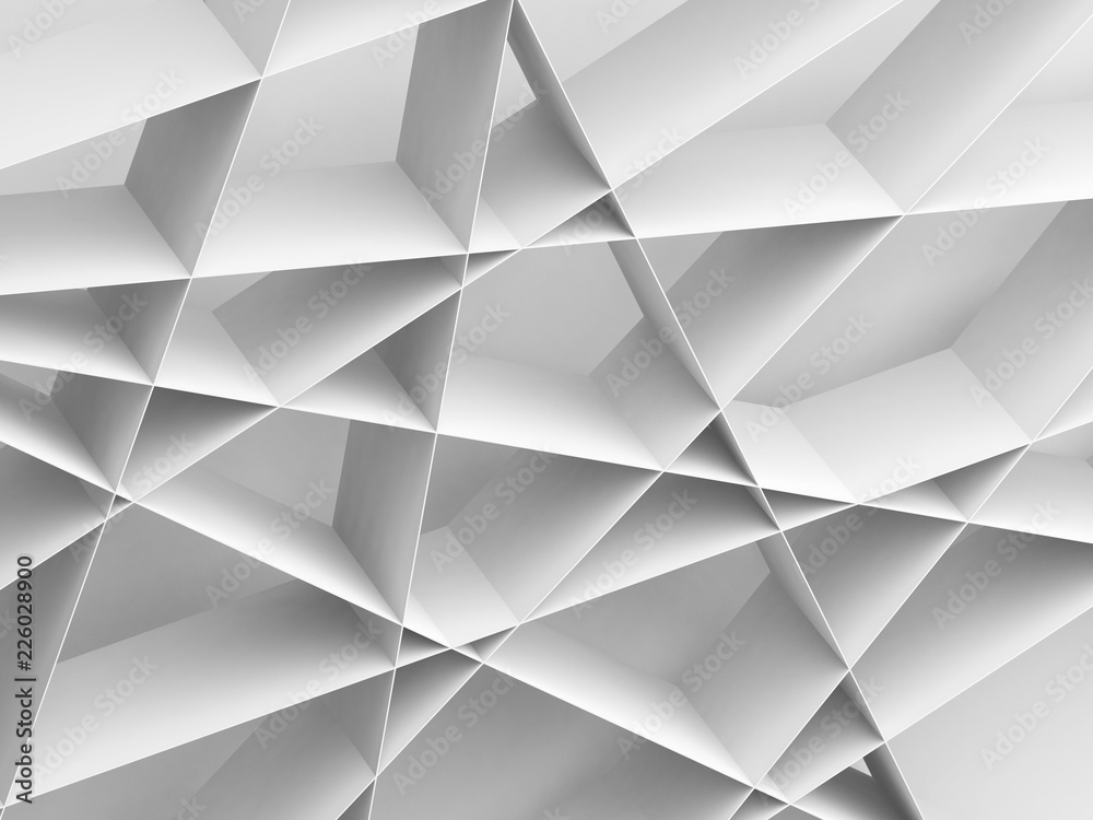 White paper stripes pattern. Abstract 3 d White paper stripes pattern. Abstract 3 d