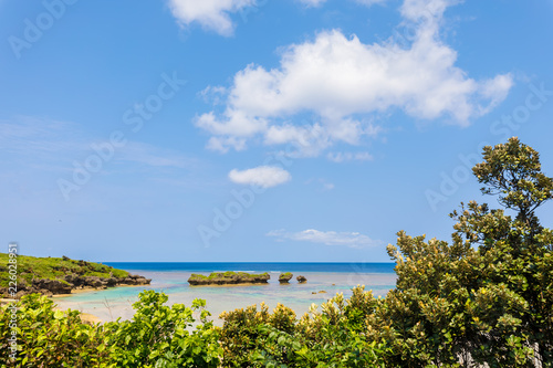 Hoshizuna beach.Shooting location is Iriomote Island, Okinawa Prefecture, Japan.