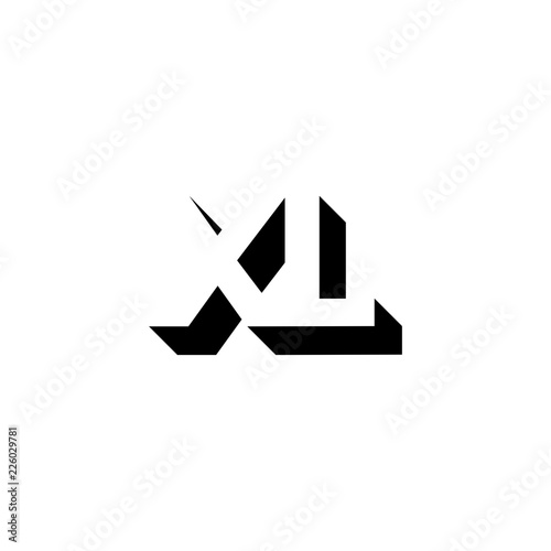 Vector Logo Letters XL Long Shadow