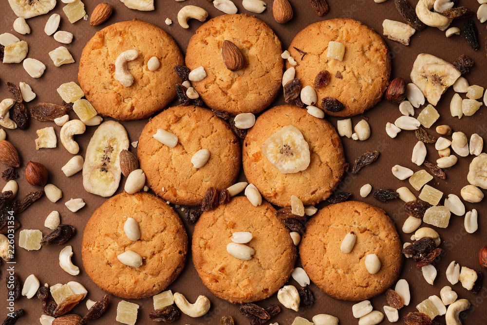 cookie with nuts cookie with nuts