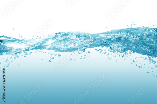 water, Water splash,water splash isolated on white background,blue water splash, 