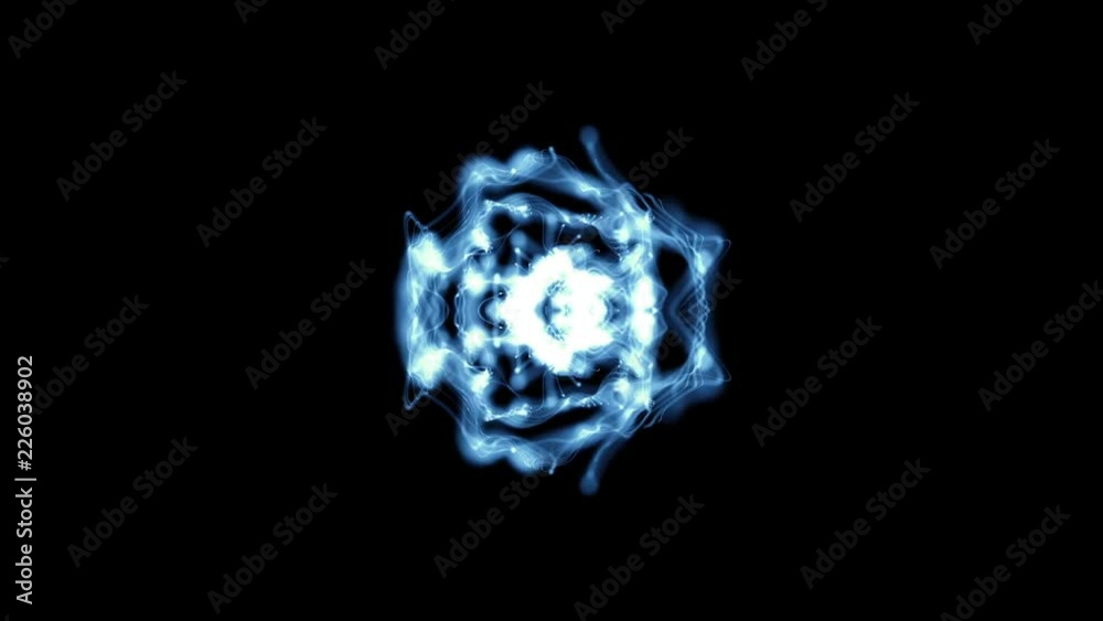 Fractal light strands ripple and flow (Loop). Fractal light strands ripple and flow (Loop).
