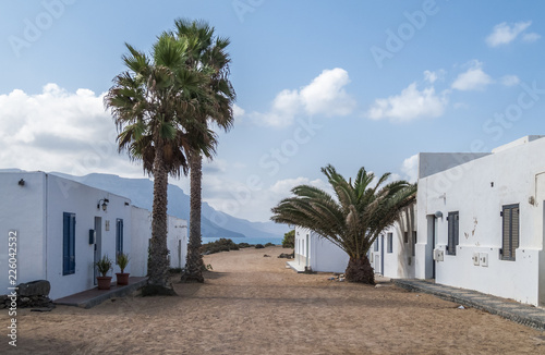 dusty village on La Gracios...