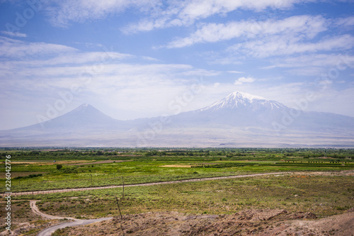 A scenic view of Mout Ararat from Armenia-Turkey border © Arty Om