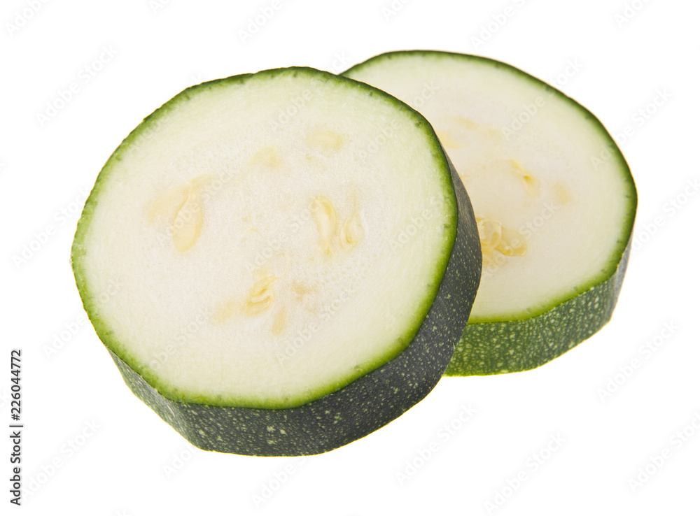 zucchini isolated on white background. As an element of packaging design zucchini isolated on white background. As an element of packaging design