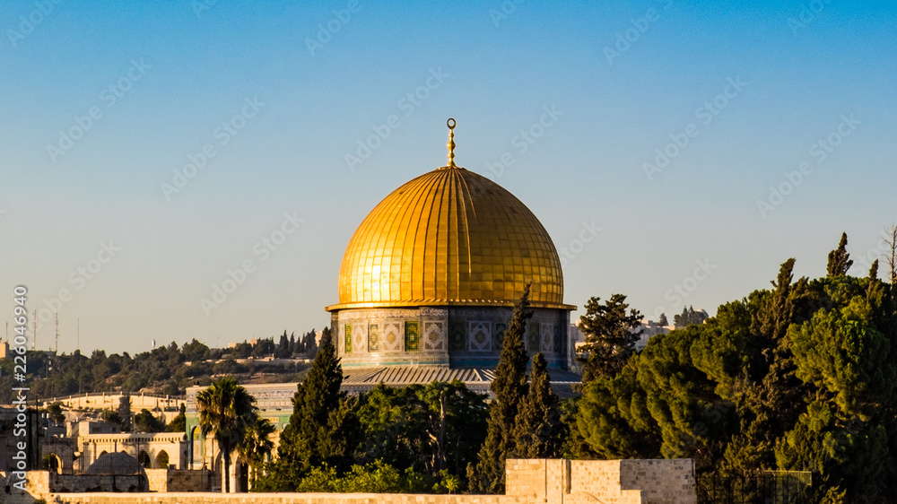 Obraz premium dome of the rock in jerusalem