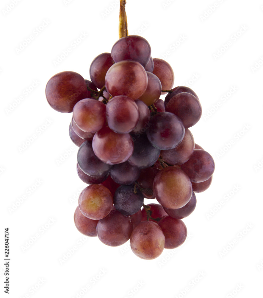 Fototapeta premium grapes isolated on white background. As an element of packaging design