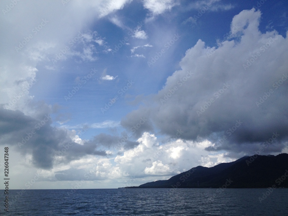 clouds over the sea clouds over the sea