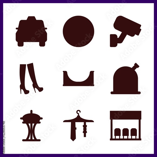 urban icon. velocity and observatory vector icons in urban set. Use this illustration for urban works.